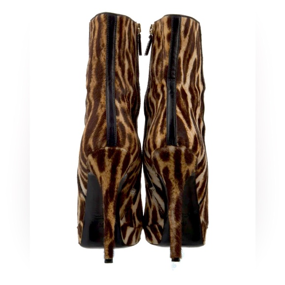 Gucci Calf hair leopard print booties size 38 - Picture 2 of 6